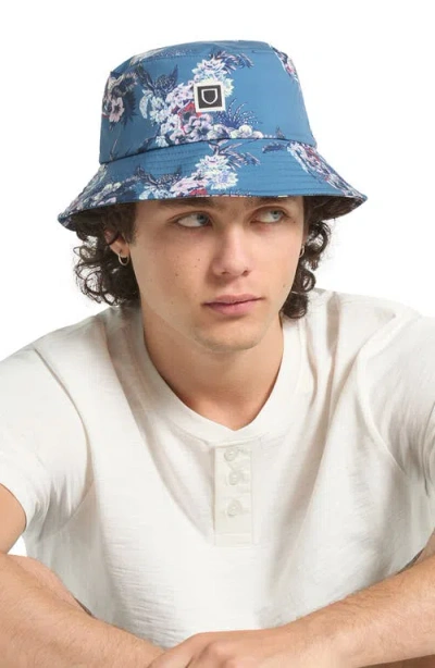 Brixton Eldon Packable Bucket Hat In Blue