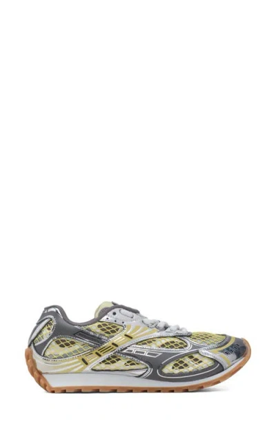 Bottega Veneta Orbit Lace-up Technical Fishnet Sneakers In Multi