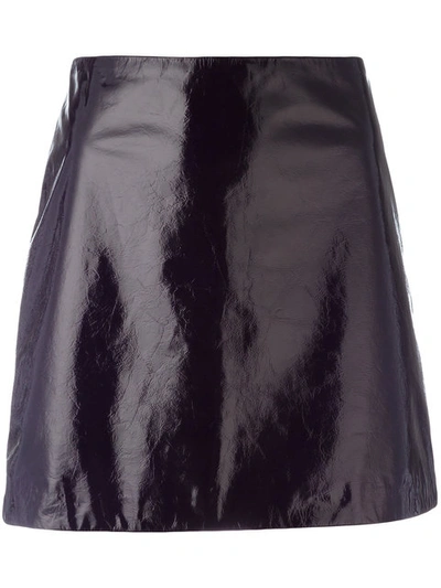 Nina Ricci Mini A-line Skirt In Purple