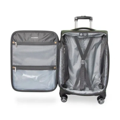 Ricardo Beverly Hills Ashbury Softside Expandable 20" Carry On In Green