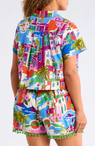 Sugarlips Rumi Collar Shirt In Multi