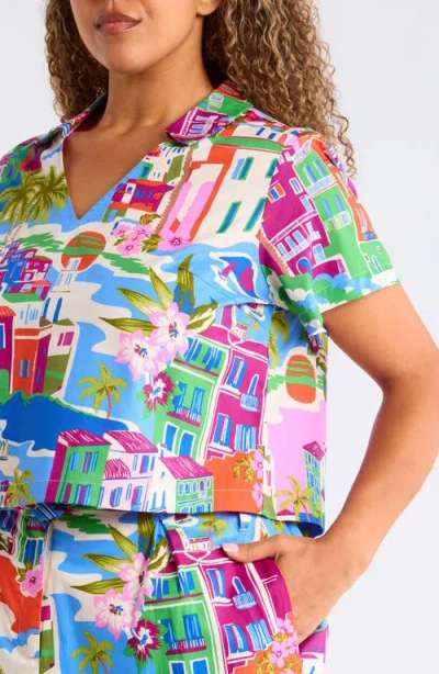 Sugarlips Rumi Collar Shirt In Multi