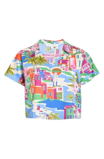 Sugarlips Rumi Collar Shirt In Multi