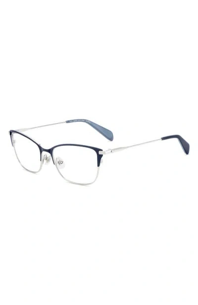 Kate Spade New York Lidia 54mm Rectangular Reading Glasses In Black