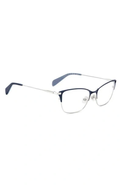 Kate Spade New York Lidia 54mm Rectangular Reading Glasses In Black
