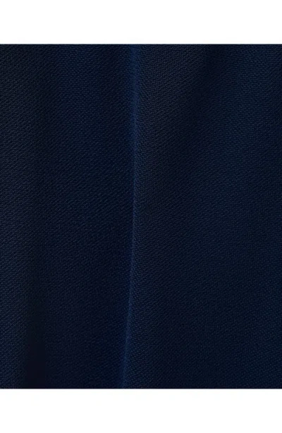 Mango Knit Pull-on Wide Leg Pants In Blue