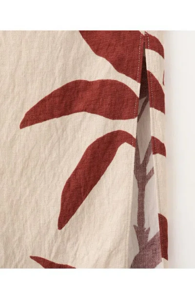Mango Asymmetrical Dress With Gathered Body In Multi