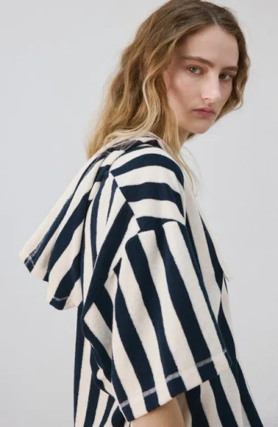 Mango Striped Cotton Terry Sweatshirt In Multi