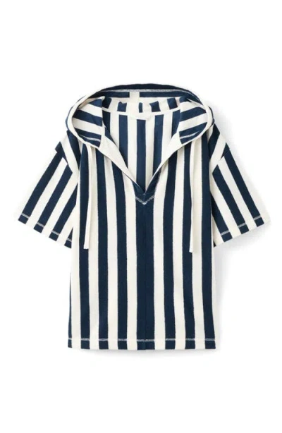 Mango Striped Cotton Terry Sweatshirt In Multi