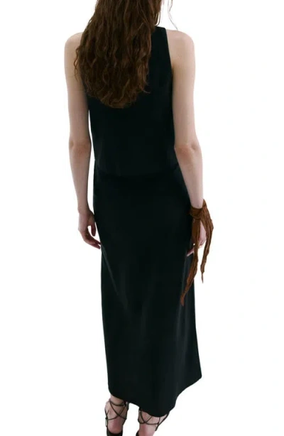 Mango Toggle Closure Vest In Black