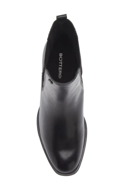 Bottero Block Heel Bootie In Black