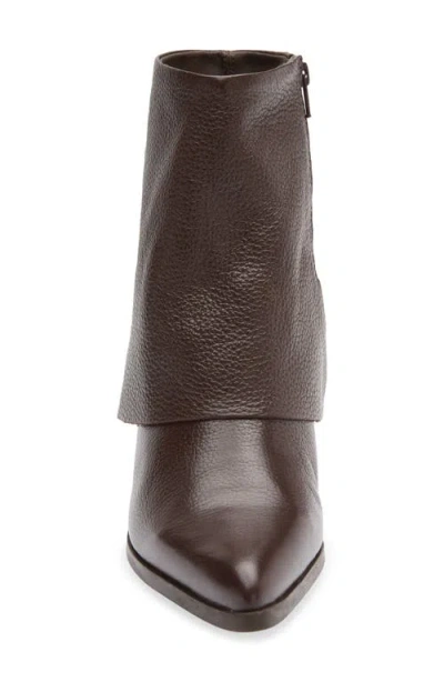 Bottero Foldover Bootie In Brown
