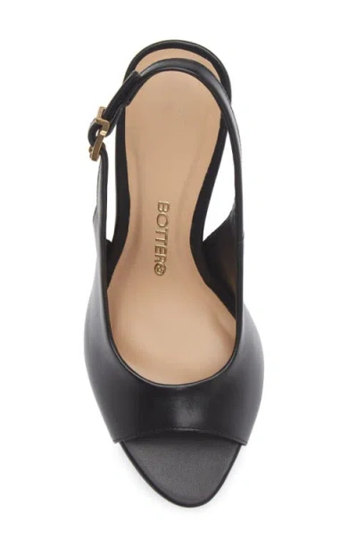 Bottero Slingback Sandal In Black