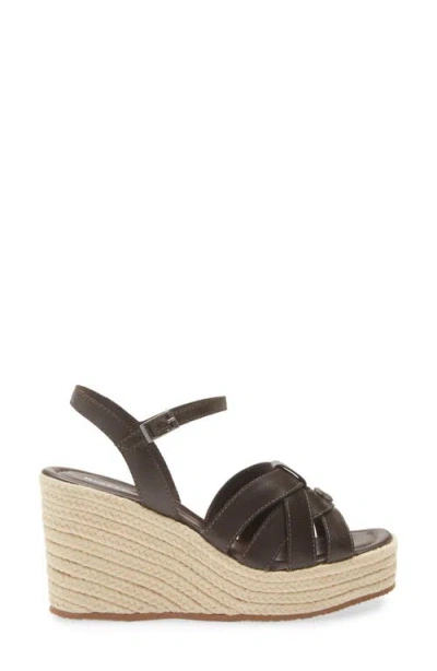 Bottero Wedge Sandal In Black