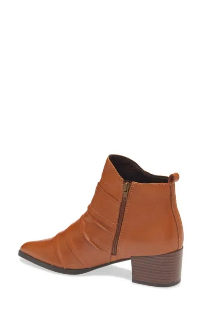 Bottero Pointed Toe Ankle Bootie In Brown