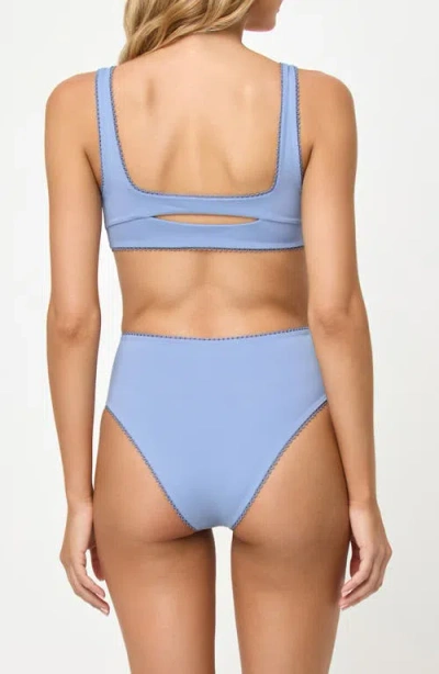L*space Lspace Effie Bikini Top In Blue