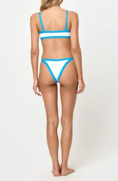 L*space Lspace Mackenzie Bitsy Bikini Bottoms In White