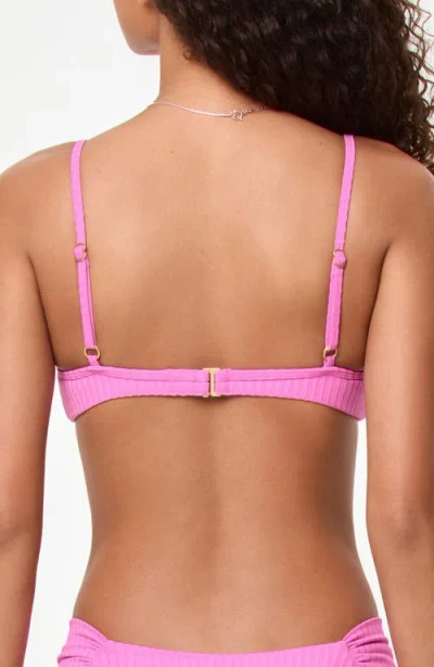L*space Lspace Peyton Bikini Top In Pink