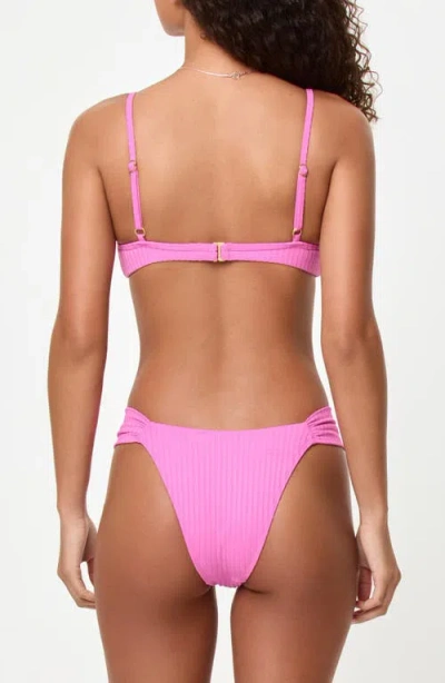 L*space Lspace Peyton Bikini Top In Pink