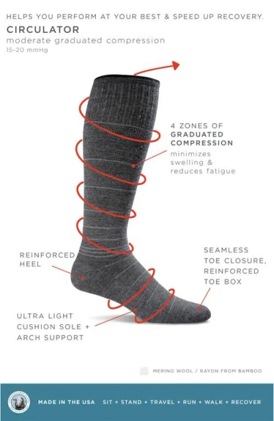Sockwell Circulator Compression Socks In Gray