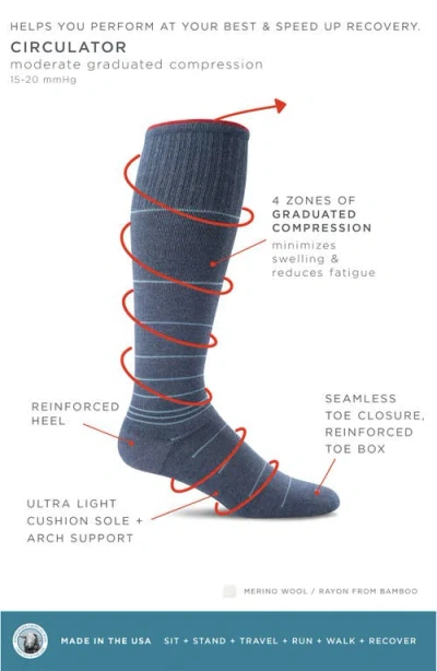 Sockwell Circulator Compression Socks In Blue