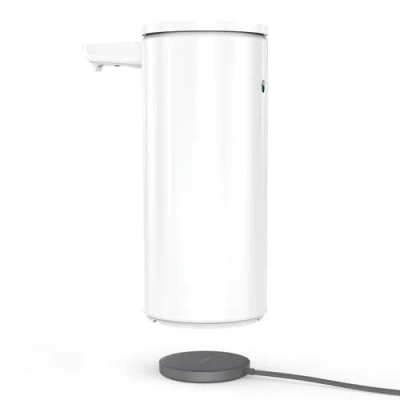 Simplehuman 14 Oz. Liquid Sensor Pump With Caddy In White