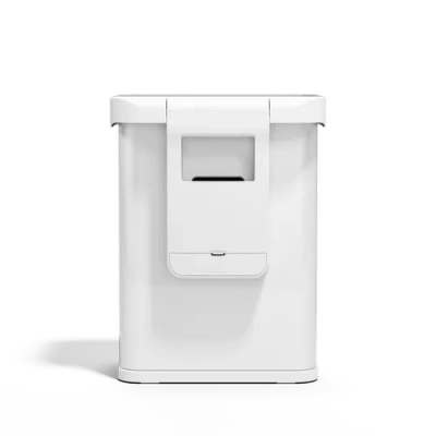 Simplehuman 58l Rectangular Sensor Can With Voice And Motion Control In White