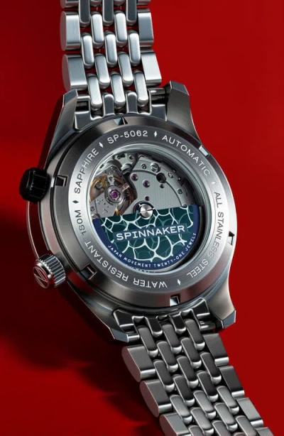 Spinnaker Bradner Automatic Watch In Metallic