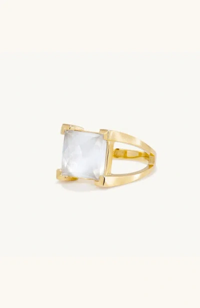 Dean Davidson Mini Plaza Ring In Gold