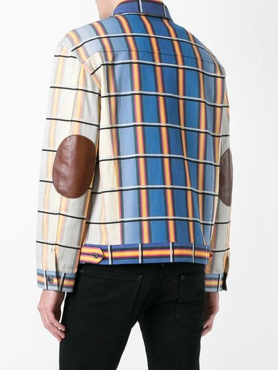 Shop Jw Anderson Striped Denim Jacket