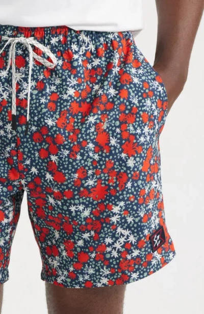 Dark Seas Warwick Stretch Drawstring Shorts In Blue