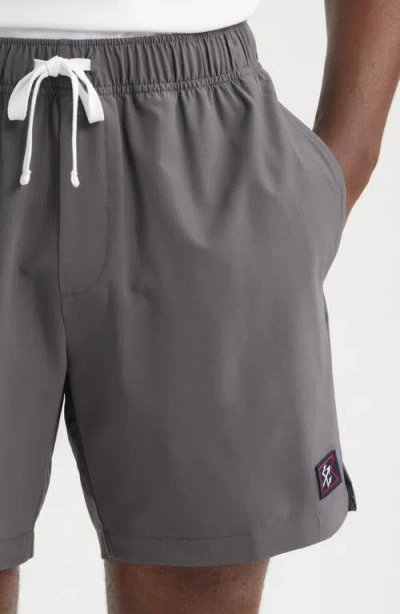Dark Seas Warwick Stretch Drawstring Shorts In Gray