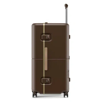 July Checked Trunk In Brown