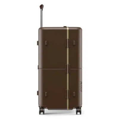 July Checked Trunk In Brown