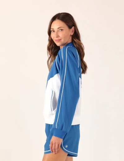 Glyder Track Mode Jacket In Blue
