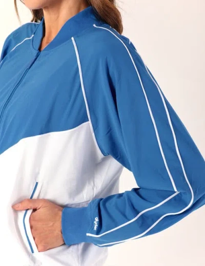 Glyder Track Mode Jacket In Blue