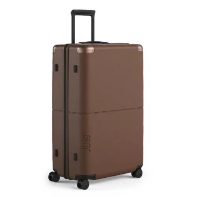 July Checked Plus Expandable In Brown