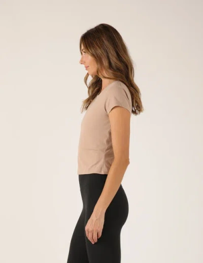 Glyder Align Tee In Brown