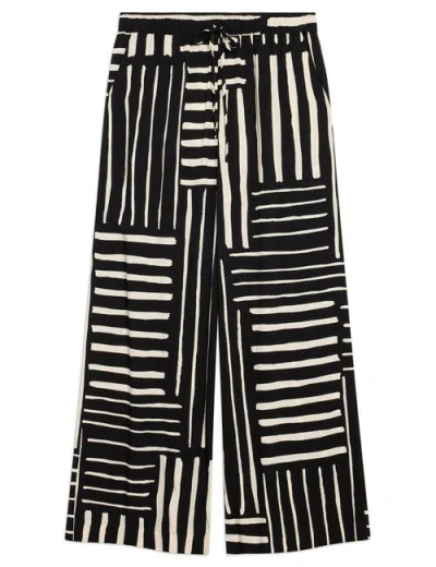Albaray Patchwork Stripe Trouser In Multi