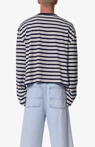 Mnml Oversize Stripe Cotton T-shirt In Multi