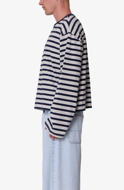 Mnml Oversize Stripe Cotton T-shirt In Multi