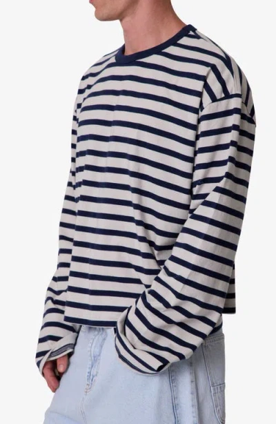 Mnml Oversize Stripe Cotton T-shirt In Multi