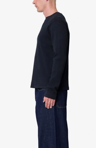 Mnml Basic Thermal Long Sleeve T-shirt In Black