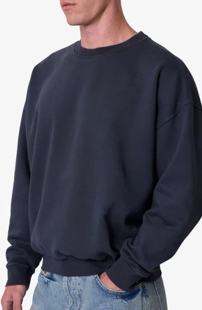 Mnml Heavyweight Basic Crewneck Sweatshirt In Blue