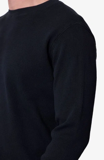 Mnml Basic Thermal Long Sleeve T-shirt In Black