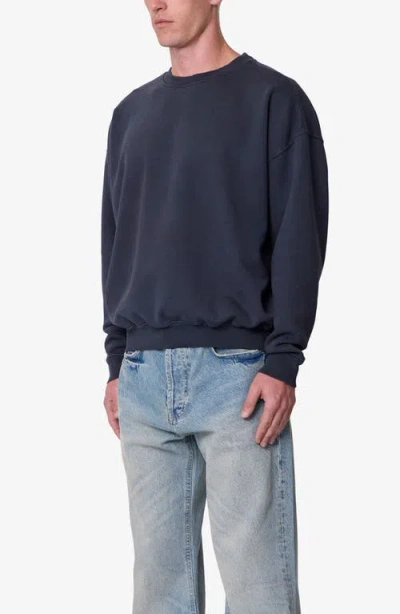 Mnml Heavyweight Basic Crewneck Sweatshirt In Blue
