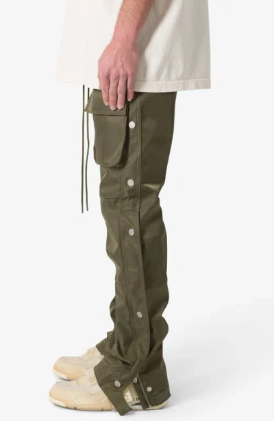 Mnml Snap Front Cargo Pants In Green