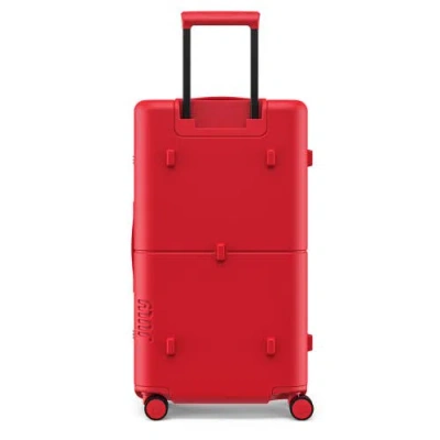 July Checked Trunk In Red