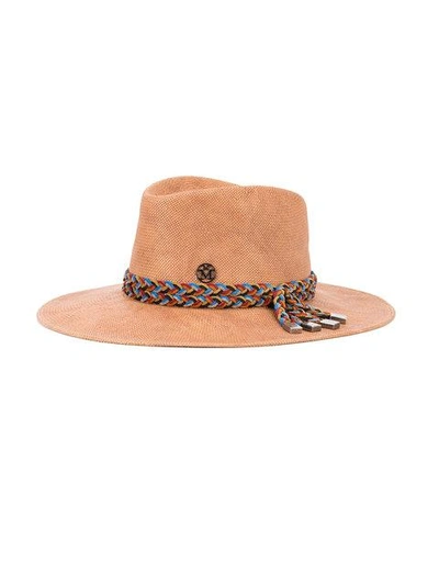 Shop Maison Michel Braided Strap Hat