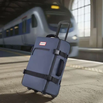 Hunter 21" Carry On Rolling Duffel In Blue